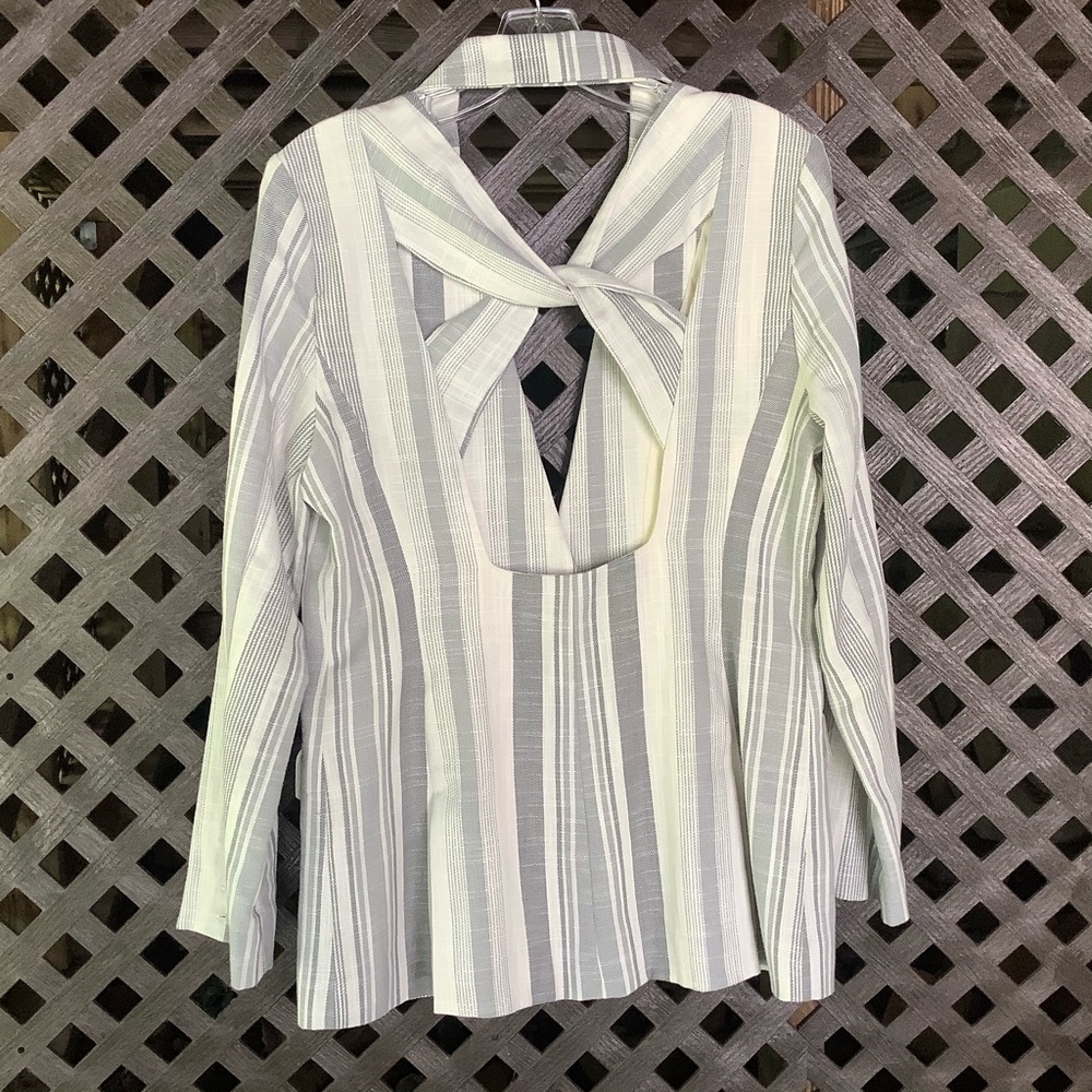 Current Air Striped Jacket Nwot - image 2